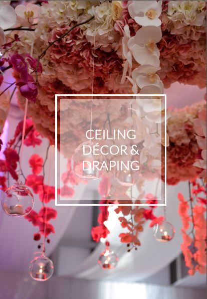 ceiling decor and draping ideas