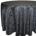 Brocade Round Tablecloth