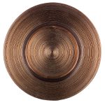 Bronze Glass Charger Plate