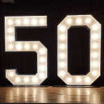 6ft Light up Numbers