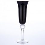 Black Crystal Champagne Flute