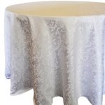 Brocade Round Tablecloth