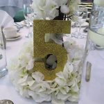 Gold Glitter 3D Table Numbers