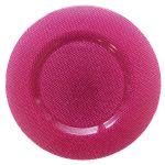 Hot Pink Glass Charger Plate