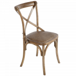 Shabby Chic French Weathered Oak chair 