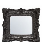 Ornate Table Plan Mirror (Black)