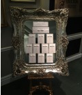 Ornate Table Plan Mirror (Silver)