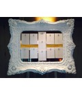Ornate Table Plan Mirror (White)