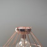 Geometric Copper Lantern