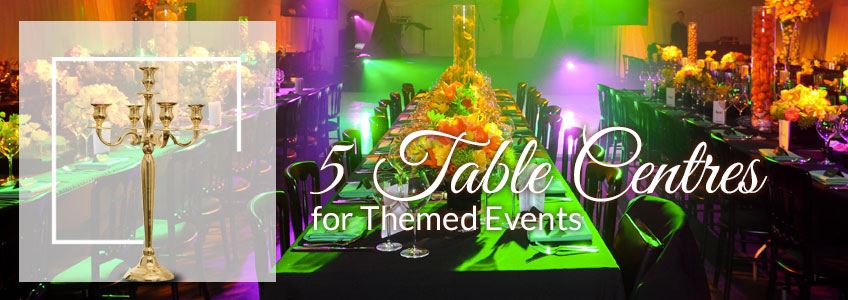 5 Table Centres for Themed Events