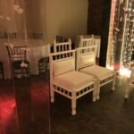 White Bride and Groom Arm Chairs