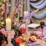 Wooden Pillar Candle Holder