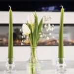 Glass Taper Candle Holder