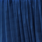 Blue Smooth Velvet Drapes
