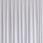 White Smooth Velvet Drapes