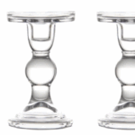 Glass Pillar / Taper Candle Holder