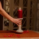 Wooden Pillar Candle Holder