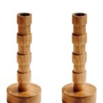 Mango Wood Taper Candle Holder