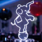 Acrylic Circus Themed Centerpieces 2D