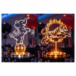 Acrylic Circus Themed Centerpieces 3D