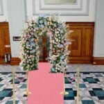 Bridgerton / Pastel Floral Entrance Arch