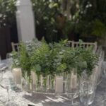 Circular Test Tube Centerpiece - 85cm - SILK