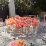 Circular Test Tube Centerpiece - 85cm - SILK