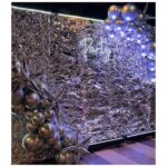 Crushed Foil Wall - Silver Crushed Foil Back Drop