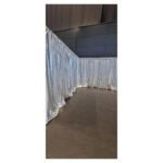 Foil Silver Draped Back Drop