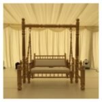 Joohla / Wedding Swing With silk foliage & flowers