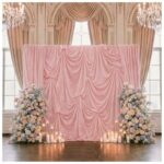 Styled Pink Super Soft Velvet Backdrop