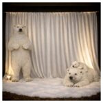 Winter Wonderland Polar Bear Backdrop #2