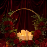 Silk Double Hoop
