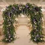 Silk Square Foliage and Floral Arch