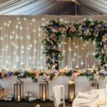Silk Square Foliage and Floral Arch