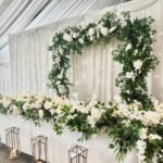 Silk Square Foliage and Floral Arch