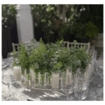 Circular test tube centerpeice 40cm
