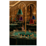 Multi Lampshade & Lantern Centerpiece